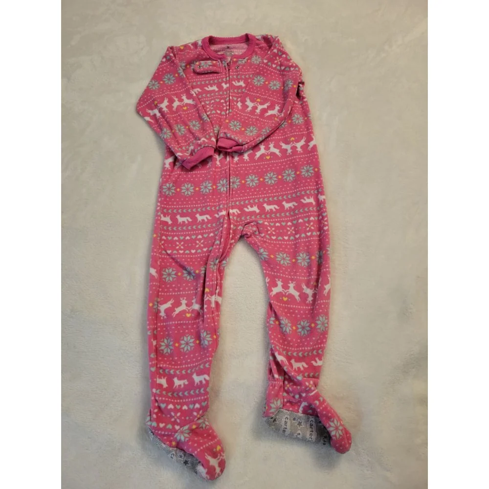 Toddler Girl Fleece Pajamas Bundle | 2pc Set 3T WonderKids Child of Mine